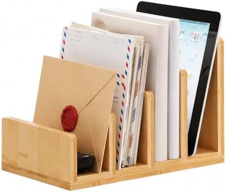 Wood Desktop Organizer, Minimalist by Unknown