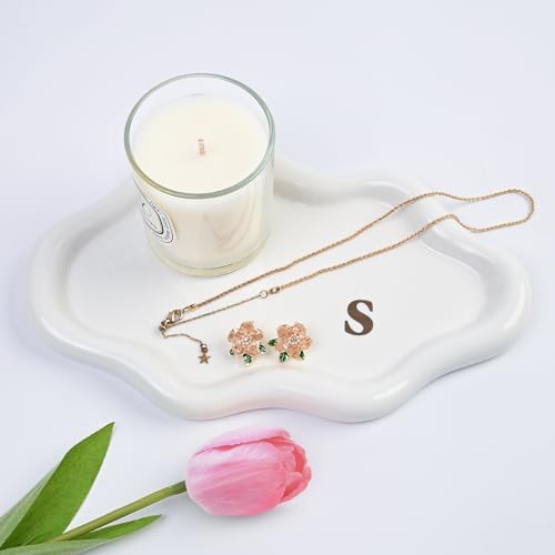 Ceramic Jewelry Large Decorative Cloud Tray, Trinket Dish (s) by BESKIT