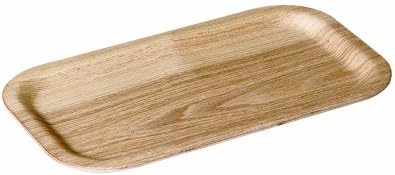 KINTO 45159 Non-Slip Tray, 8.7 x 4.7 inches (220 x 120 mm), Willow Wooden Tray by Unknown