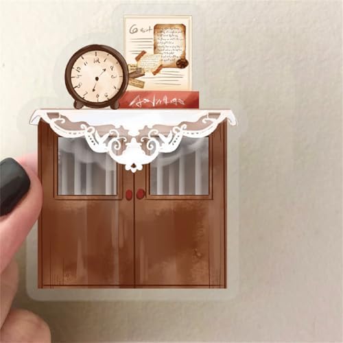 50 PCS Retro Coffee Shop Stickers for Scrapbooking Journaling Junk Journal Scrapbook Supplies - Waterproof Transparent PET Aesthetic Decals for Resin Crafts Decorative Art Crafts (Retro) - Image 2