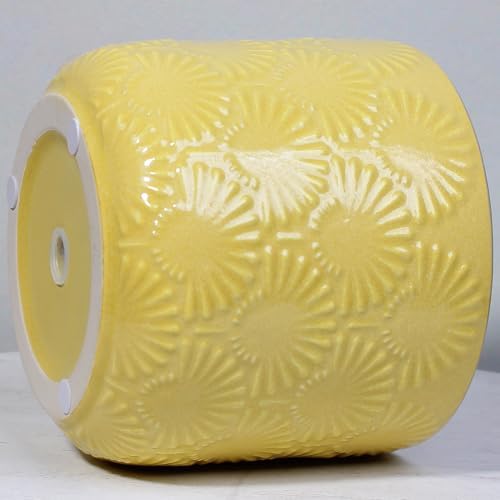 Boho Ceramic Planter，6.7" Contemporary Flower Pot for Indoor Outdoor Plants - Image 5