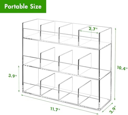 BEYGORM Acrylic Tea Bag Organizer for 216 Tea Packets - Image 2