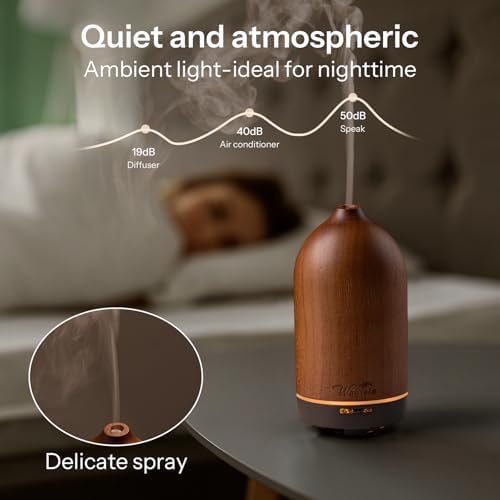 120ml Wood Essential Oil Diffuse - Oil Diffuser for a Pleasant Indoor Atmosphere -Aromatherapy Diffusers for Home or Office - Image 2