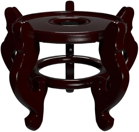 Red Lantern Rosewood Fishbowl Stand - Size 7.5 in. Base Diameter by RedLantern