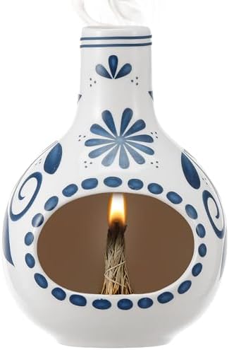 Handmade Ceramic Incense Holder Burner, 7Inch small Sage Holder Aromatherapy Decor for Palo Santo Sticks and Cone Incense, Compact Size Chiminea Dish for Meditation Accessories Yoga Room by Unknown