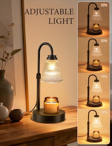 Candle Warmer Lamp with Timer Dimmable, Adjustable Height Wax Melts Warmer for Jar Candles, Housewarming, Birthday, for Women and Mom, Home Decor - Image 4