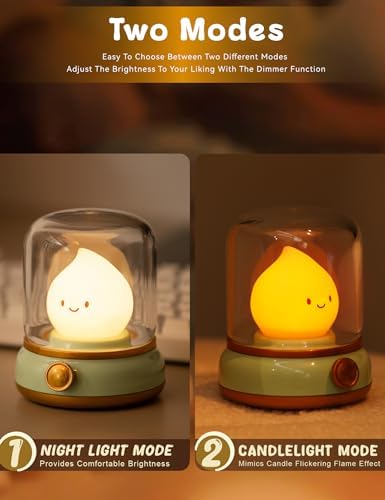 WANIDEA Kids Night Light, Cute Desk Lamp, Holloween Decor - Image 2