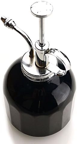 Plant Mister- Black Color Glass Bottle & Brass Sprayer (Chrome) - Image 6