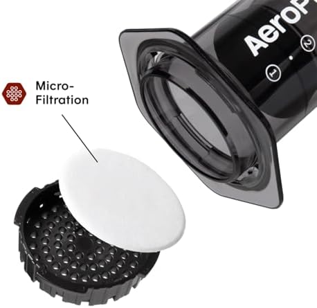 AeroPress Clear Black Coffee Press, French Press, Pour-Over & Espresso Style - Image 3
