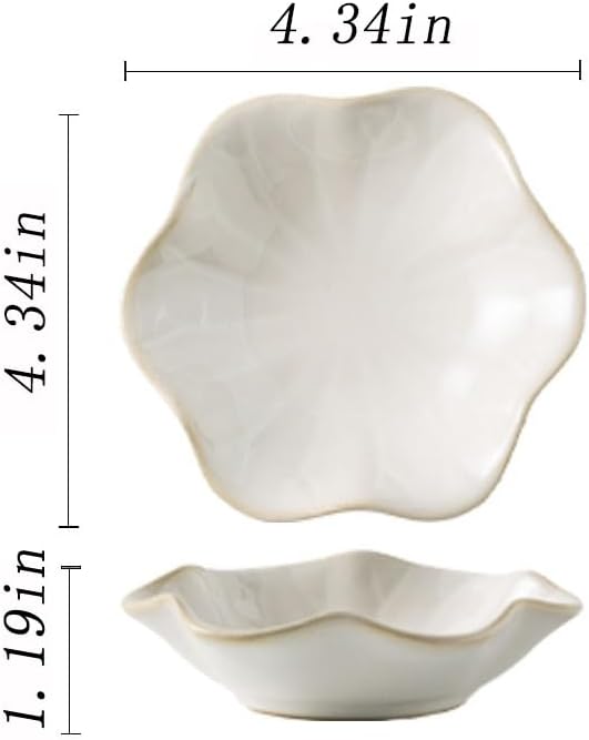 Jewelry Dish Tray - Ceramic Trinket Tray for Rings, Keys, Earrings | Decorative Key Bowl for Women, Gift for Friends, Sisters, Daughter, Mother, Lotus leaf shap, Jewelry Trays (Milky White) - Image 3