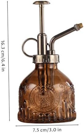 Plant Mister Retro Embossed Glass Plant Mister Spray Bottle, Brown.. - Image 5