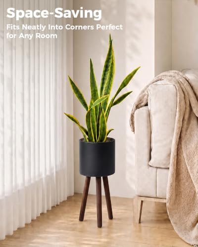 Bamworld Single Plant Holder for Indoor Plants Metal Planter Stand 6.9in - Image 5