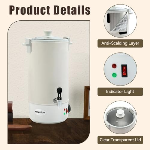 TCFUNDY Candle Making Wax Melter 10L Electric Non-Stick Wax Melting Pot DIY - Image 5