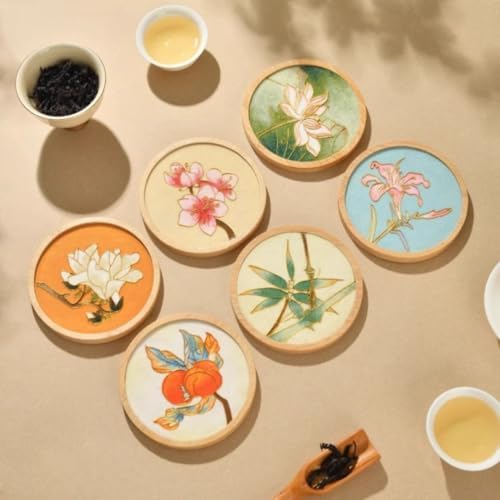 DIY Coaster Craft Kits, Cloisonne Filigree Enamel Art Painting Crafts Coasters Starter Kit, DIY Craft Coasters Supplies for Adults, Hobby for Adults Women Elderly, Handmade Home Decor Gifts - Image 5