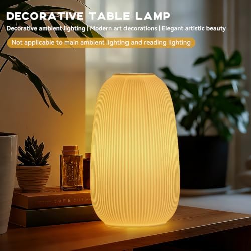 9.5" Decorative Ceramic Table Lamp Living Room,Bedroom,Corded,Bulb Included - Image 2