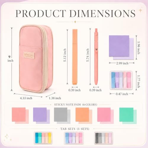 Aesthetic School Bible Highlighter Pen - Writing Correction Set, Pink - Image 2