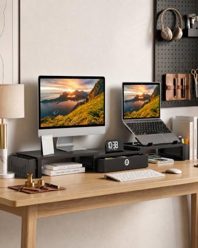 BONTEC Monitor Stand Riser, Adjustable Laptop Stand, Desk Organizer - Image 7
