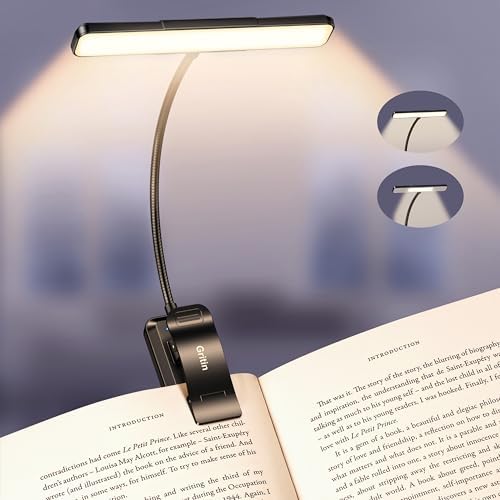 Gritin 2026 Gen 2 Book Light for Reading- 32 Eye Caring Full Spectrum LED by Gritin