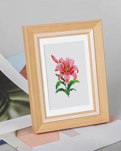 PeakLuv Small Diamond Art Kits Flowers Mini Diamond Painting Kit for Adults - Image 2