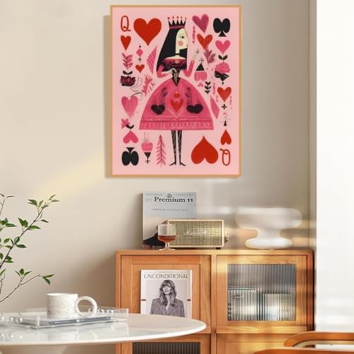 Pink Poker Diamond Art Kits for Adults Diamond Painting Kit for Beginner - Image 3