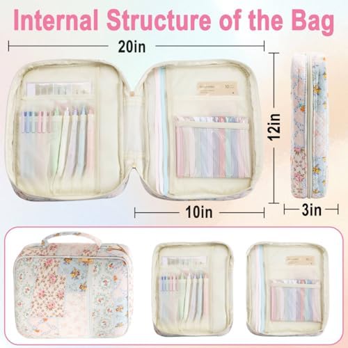 Bible Cover Case for Women, Study Supplies Kit, Highlighters Pens - Image 3
