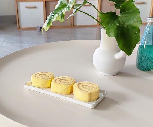 9.2" Porcelain Small Bathroom Narrow Tray - Gray - Image 7
