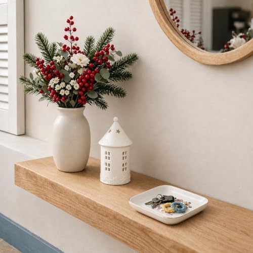 Grandma Gifts for Birthday Christmas - Ceramic Wildflowers Jewerly Dish - Image 6