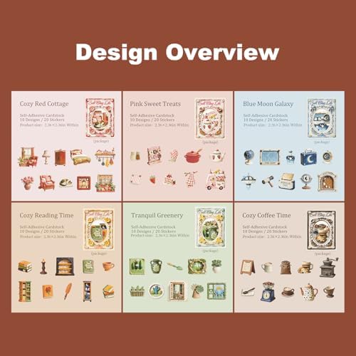 120 Pcs Clay-Style Stickers for Scrapbooking and Journaling - Image 4