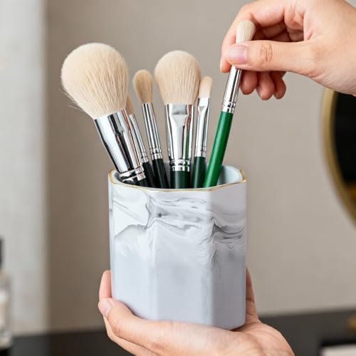 Concrete Desk Accessories Set, Pen Holder and Paperclip Holder for Office - Image 6