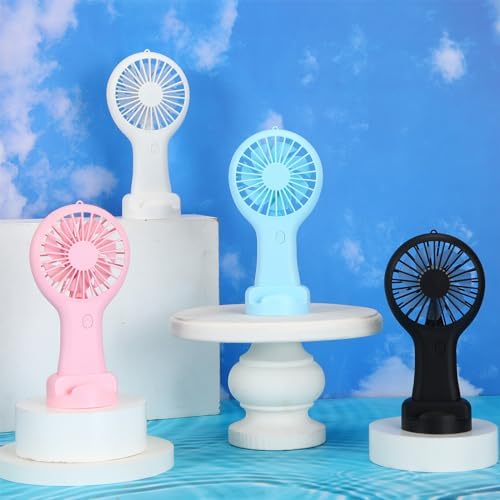 Woanger 12 Pcs Mini Handheld Fan,Elegant Colors - Image 3