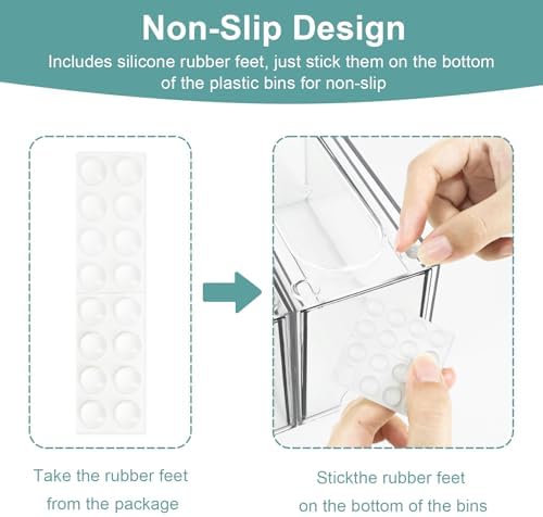 LANLISA Acrylic 6 Pack Tea Bag Organizer and Storage - Image 4
