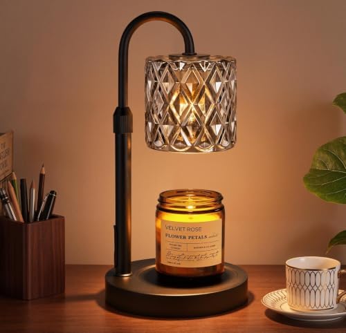 Candle Warmer Lamp with Timer, Birthday Gifts for Women, Room Decor, Gray by Innqoo