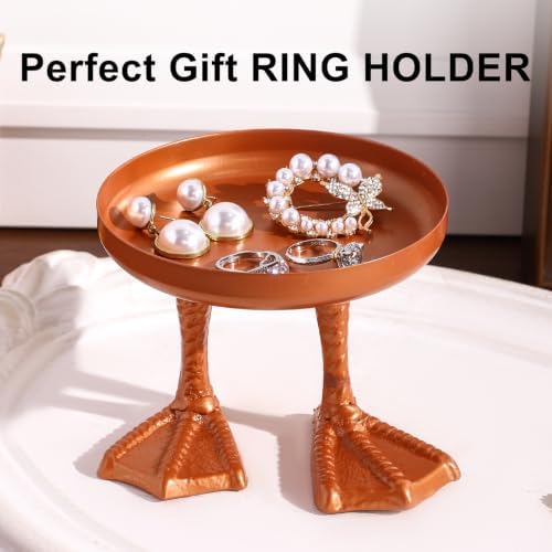 Duck Cute Jewelry Dish Tray. Ring Holder Dish Tray. Small Trinket Dish Tray.Jewelry Bowl.Rose gold. - Image 6