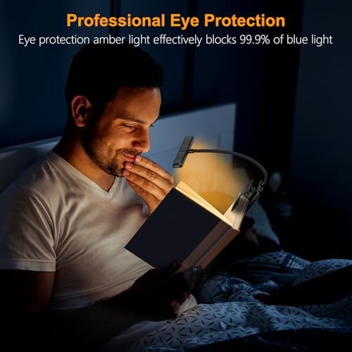 Gritin 2 Pack 19 LED Rechargeable Book Light for Reading in Bed - Image 4