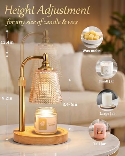 Candle Warmer Lamp with Timer,Birthday Gifts for Women Mom Home Decor - Image 3