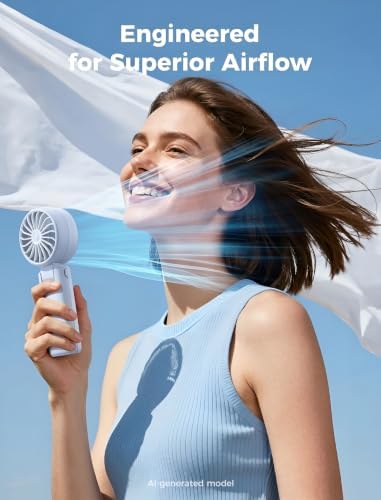 Aecooly Mighty Portable Handheld Fan | 20H Max Cooling | 3 Flexible Modes - Image 3
