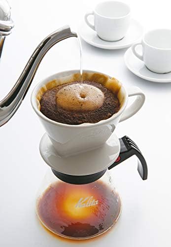 Kalita - 2001 Kalita 102 Ceramic Dripper Coffee Dipper, white - Image 5