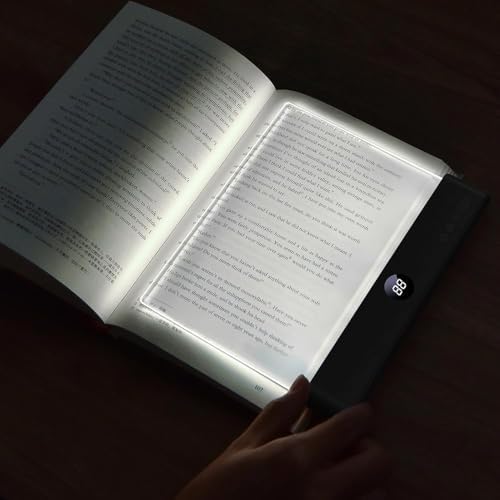 Book Light for Reading in Bed at Night Flat Reading Lights, Black by Unknown