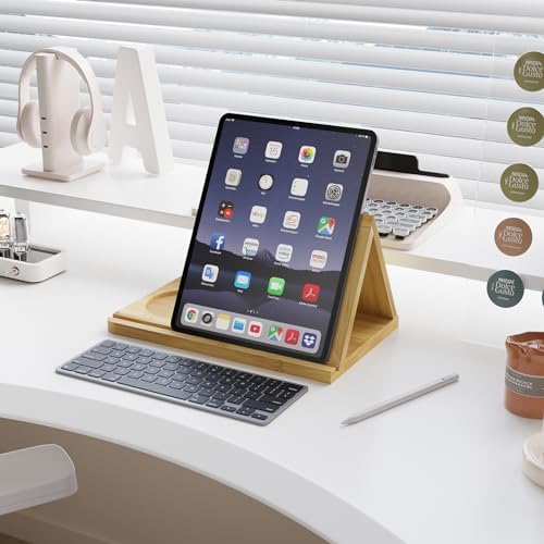 Semiocthome Picture Frame Phone Docking Station with Book Rest, Desk Nightstand Organizer, Present for Men Birthday Anniversary Ideas - Image 2