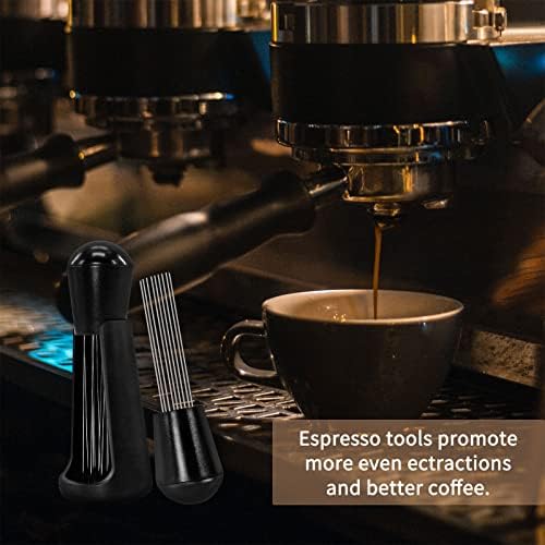 Wdt Tool, Espresso Coffee Stirrer 12 Needles 0.4mm Espresso Distribution Tools with Stand, Espresso Coffee Distributor - Image 4