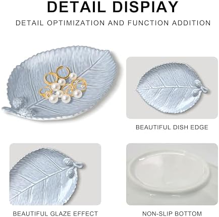 Ceramic Jewelry Dish, Decorative Tray for Rings Earrings Necklaces Bracelet Watch Keys, 4.50" Trinket Tray as Gifts for Women (Antique Leaf) - Image 3