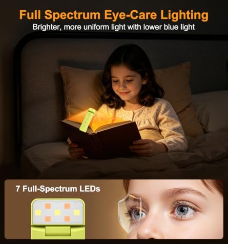 Gritin 2026 Gen 2 Rechargeable Book Light,2-in-1 Reading Light & Flashlight - Image 3