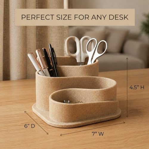 Aesthetic Desk Organizer - Modern Accessories Boho Pen Holder - Image 2