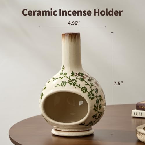 Handmade Ceramic Incense Holder,Palo Santo Holder for Burning,Sage Burner - Image 3