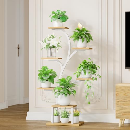 BACEKOLL Plant Stand Indoor with Grow Light, 7 Tier 49" Lighted Plant Shelf - Image 5