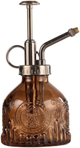 Plant Mister Retro Embossed Glass Plant Mister Spray Bottle, Brown by Unknown