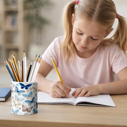 Ceramic Pen Holder Desk Accessories Brush Holder Pencil Holder Organizer - Image 6
