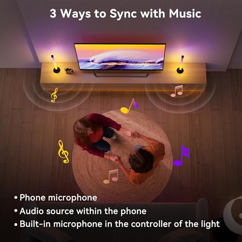 Ledagic IC+RGBW USB Powered Led Light Bar with App & Remote Control, 2 Pack - Image 3