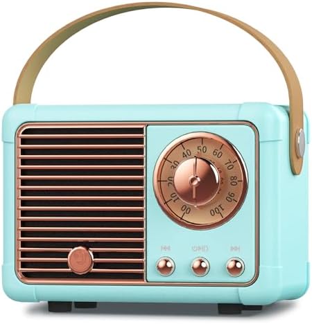 PRUNUS J-999 Retro Bluetooth Speaker,Vintage Decor Mini Wireless Speaker by PRUNUS
