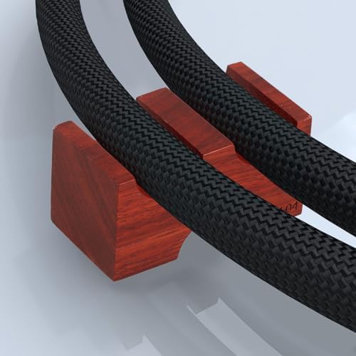 BESPORTBLE Wood Cable Organizer for Audio Speaker Signal Cables Minimalist - Image 5